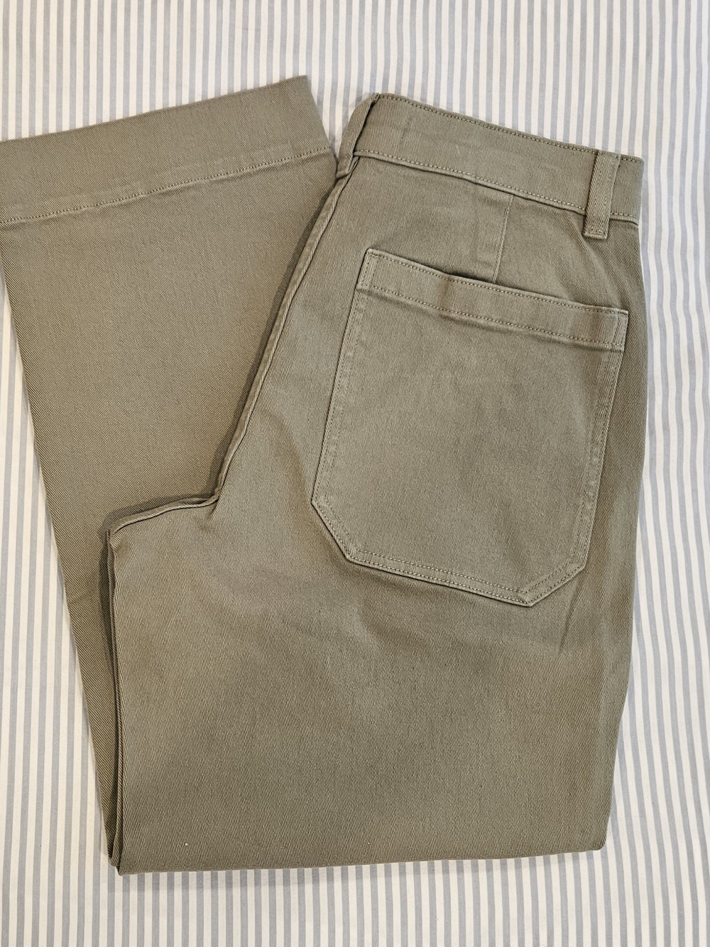 Everlane Women's Straight-Leg Pants in Olive